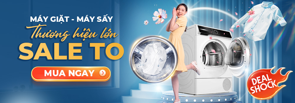 Sale to máy giặt sấy