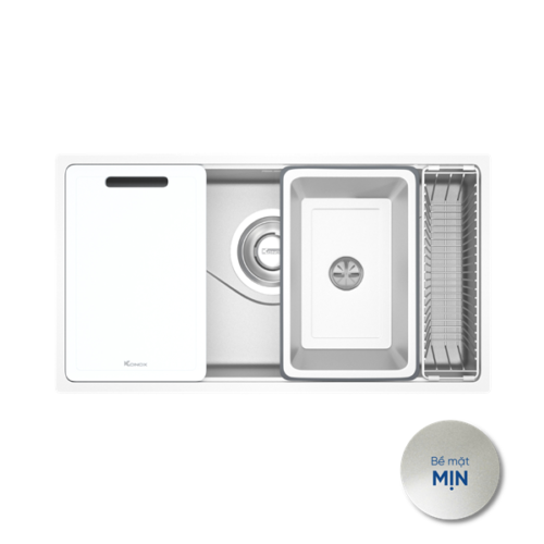 Chậu rửa bát phong cách Nhật bề mặt mịn Tari 8748SM