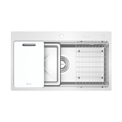 Chậu rửa bát 1 hố chống xước Workstation Sink KN8751TS Dekor
