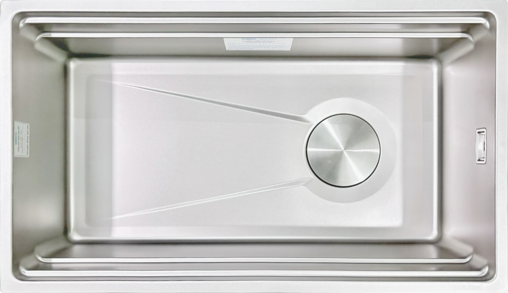 Chậu Rửa Bát Inox Chống Xước GENTO: GT04 – 7645 New