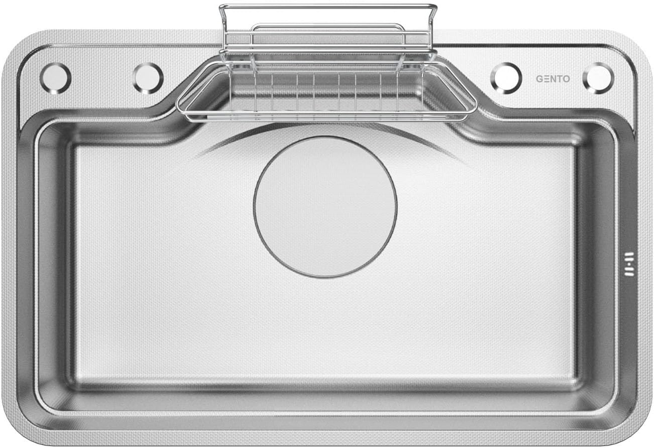 Chậu Rửa Bát Inox Chống Xước GENTO: GT04 – 7848 Smart