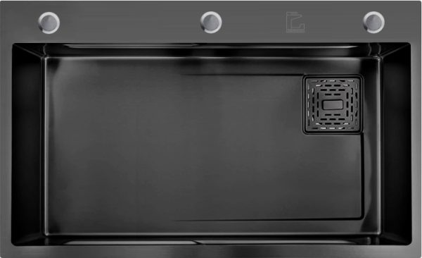 CHẬU RỬA ROSLERER RL04-7545 NANO | MÀU XÁM TITAN | SANG TRỌNG HIỆN ĐẠI