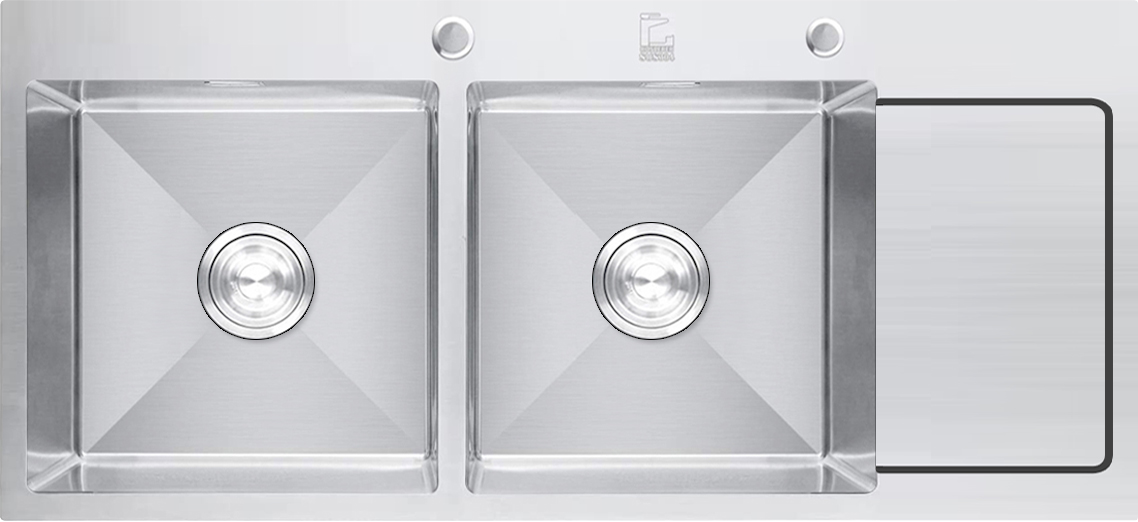 CHẬU RỬA ROSLERER RL04-10045 CÓ BÀN CHỜ | ĐẲNG CẤP CHẤT LƯỢNG VƯỢT THỜI GIAN