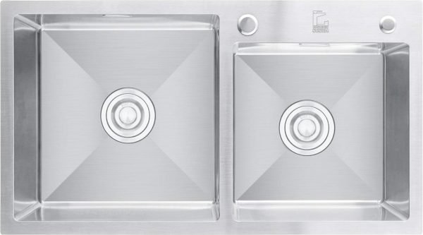 CHẬU RỬA ROSLERER RL04-7843 LỆCH | CHỐNG ỒN | CHỐNG TRÀN