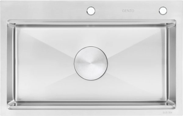 Chậu Rửa Bát Inox GENTO: GT04-8050