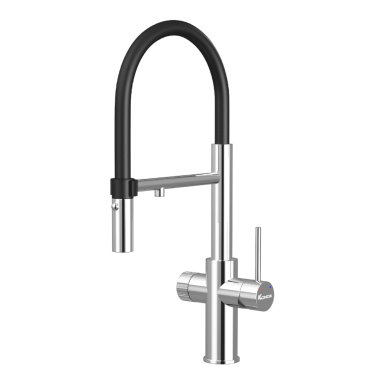 Vòi rửa bát thân mềm Konox COMBI CHROME