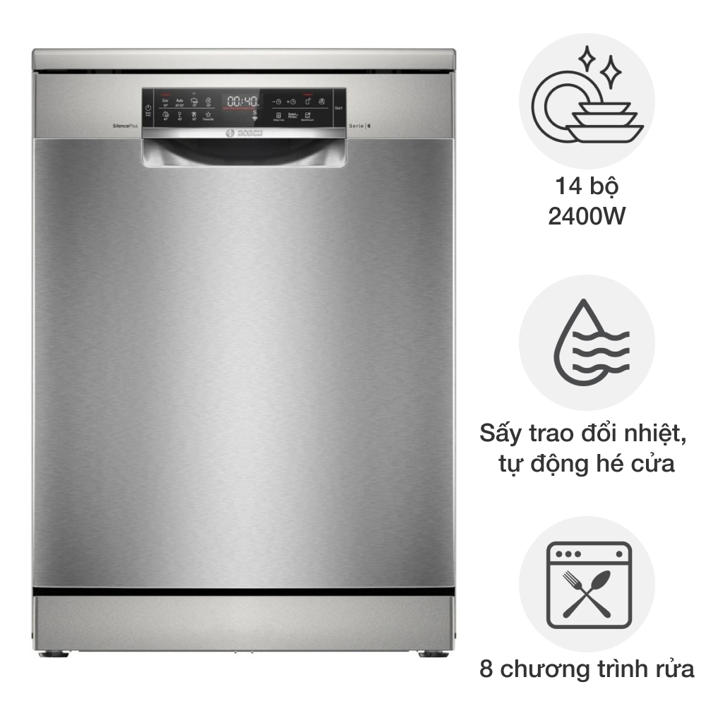 MÁY RỬA BÁT BOSCH SMS6ECI04E