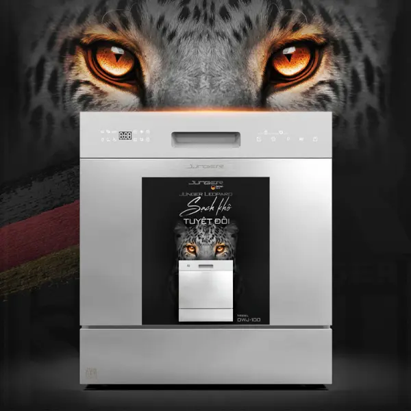 Máy rửa bát 12-13 bộ Junger Leopard DWJ-100