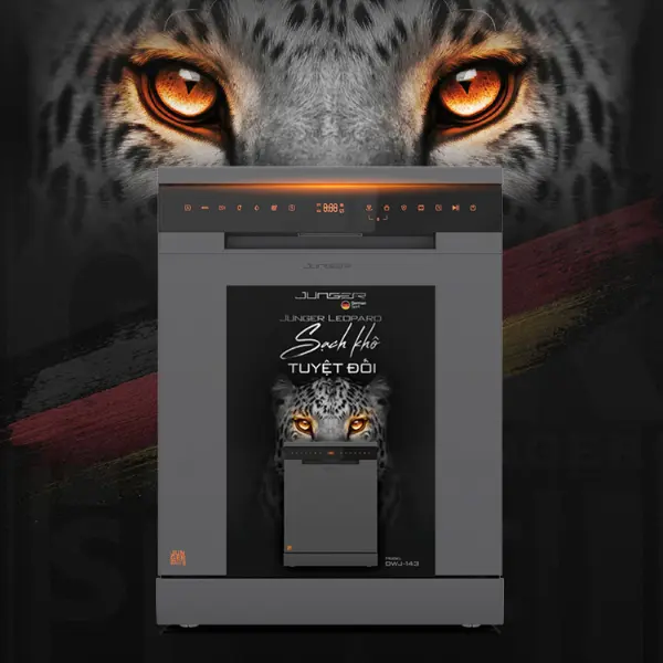 Máy rửa bát 15 bộ Junger Leopard DWJ-143