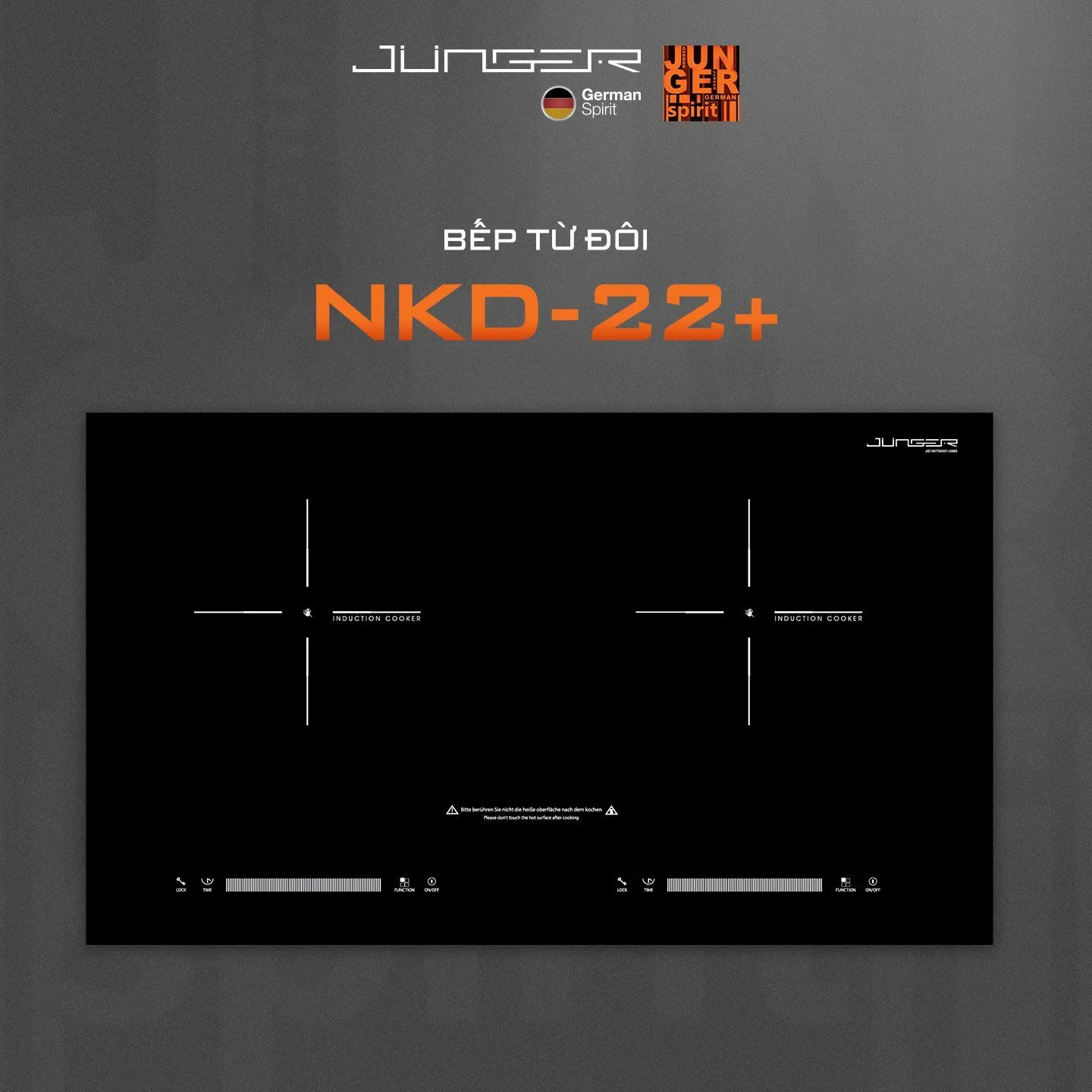 Bếp từ đôi Junger NKD_22+