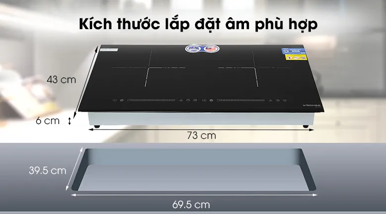 Bán bếp từ Kocher DI-616 tại Hà Nội 