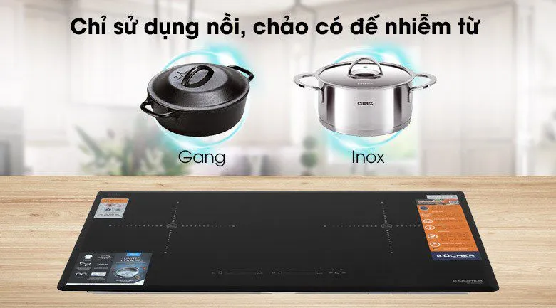 Bán bếp từ Kocher DI-833GE tại Hà Nội 