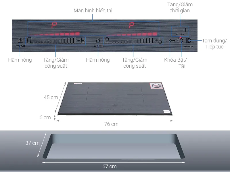 bếp từ Chefs EH-DIH888E 