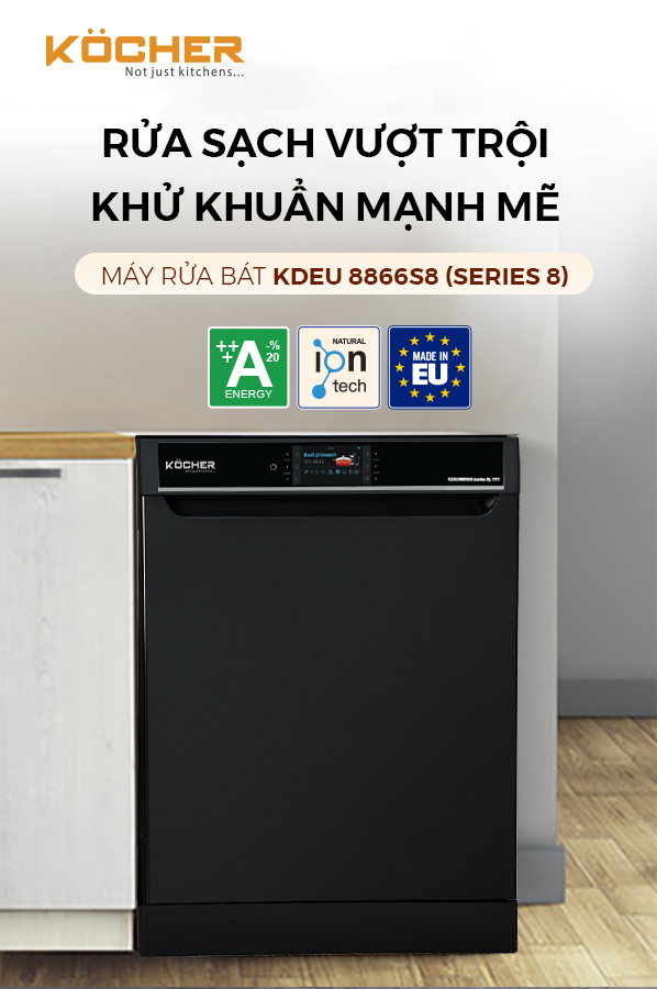 máy rửa bát kocher KDEU-8866S8 