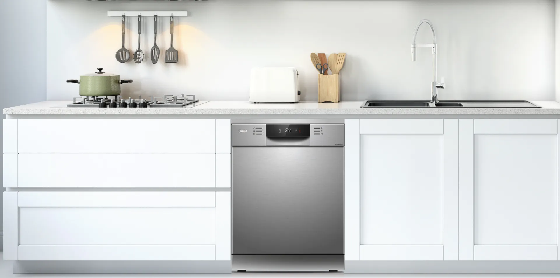 thiết kế có thể lắp đặt độc lập hay âm tủ