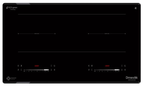 Bếp từ đôi D'mestik ML999 DKI ( Bo viền )