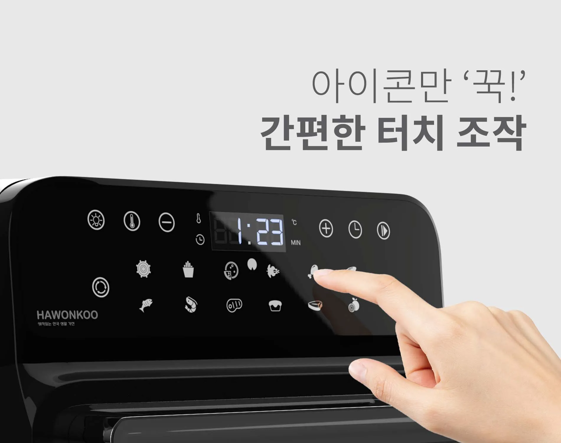 Điều khiển cảm ứng dễ dàng thao tác
